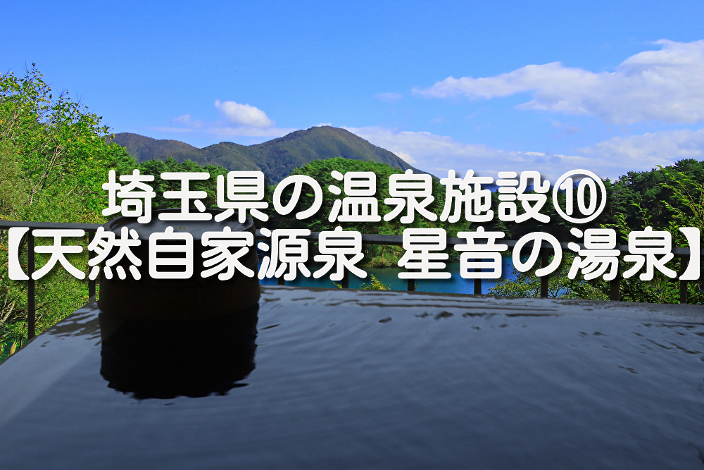 【埼玉県・秩父市】天然自家源泉 星音の湯泉の施設情報