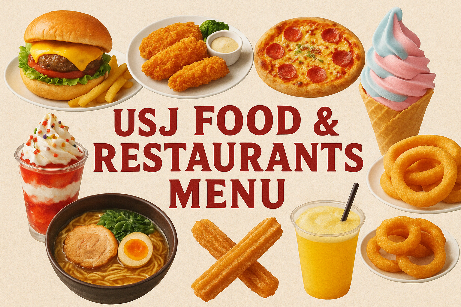 【2024年最新】USJのフード＆レストラン【メニュー一覧早見表】